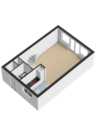 Floorplan - Sweelinckplantsoen 38, 1323 MT Almere